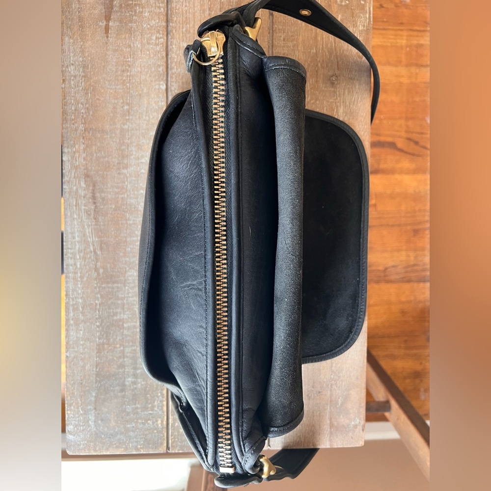 Vintage Coach Patricia Legacy Bag Style 9951 in black glove tanned leather - Picture 10 of 16